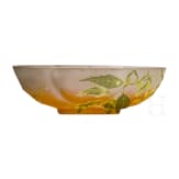An art nouveau glass bowl "Erable &agrave; feuilles de fr&ecirc;ne", Nancy, Emille Gall&eacute;, circa 1905