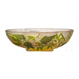 An art nouveau glass bowl "Erable &agrave; feuilles de fr&ecirc;ne", Nancy, Emille Gall&eacute;, circa 1905