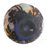 An art nouveau glass vase with anemones, Lun&eacute;ville, Muller Fr&egrave;res, circa 1920