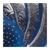 An opalescent glass dish "Poissons", Wingen-sur-Moder, Ren&eacute; Lalique, before 1947