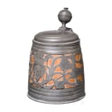 A pewter-mounted "Daubenkrug" (stein), Kulmbach, Andreas Haas (Master in 1690)