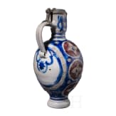 A large glazed stoneware Westerwald jug, late 17th century
