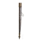 A Greek silver scabbard for a small yatagan, probably Crete, circa 1800