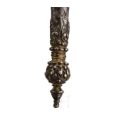 A Greek silver scabbard for a small yatagan, probably Crete, circa 1800