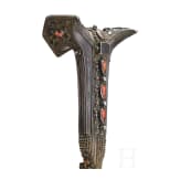 A silver mounted and coral studded yatagan, Krete, ca. 1830