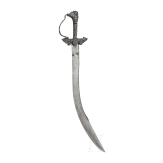 A Greek kilic with silver hilt, 1st half of the 19th century