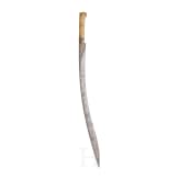 A yatagan with an early blade, Balkan Turkish, 18th century