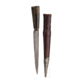 A Persian kard with wootz-Damascus blade, circa 1800