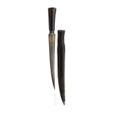 A Persian Kard with wooz-damascus blade, first half of the 19th century