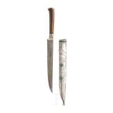 A Turkestani or Afghan bicak knife, late 19th century