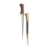 An Indian pesh-kabz with wootz blade, circa 1800