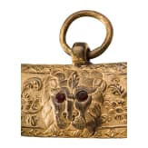 An Indian gilt-copper hilted shamshir, probably Kutch, 19th century
