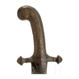 An Indian gilt-copper hilted shamshir, probably Kutch, 19th century