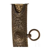 An Indian gilt-copper hilted shamshir, probably Kutch, 19th century