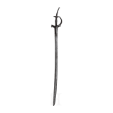 An Indian iron tegha, late 18th century