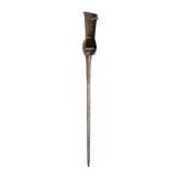 An Indian iron pata, circa 1800