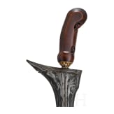 A gold-mounted Javanese kris, circa 1900