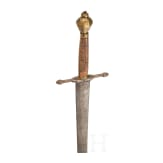 An executioner's sword, a historicism in the style of the 17th century