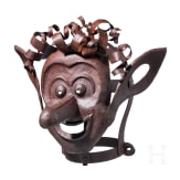 A mask of shame with long nose, German historicism