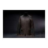 A heavy German mail shirt, circa 1500