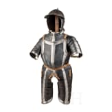 An Austrian black and white half armour for a man-at-arms, mid-16th century