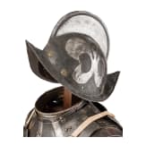 A South German black and white armour for a man-at-arms, circa 1600