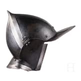 A south German black and white burgonet, ca. 1540