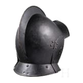 A German blackened burgonet, circa 1600