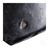 A German blackened burgonet, circa 1600