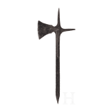 A German late medieval throwing axe, circa 1450 - 1500