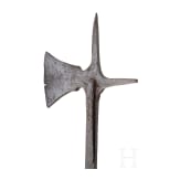 A German late medieval throwing axe, circa 1450 - 1500