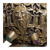 A fine Transylvanian silver-mounted mace, mid 19th century