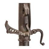 A German matchlock shooting horseman's axe, historicism in 16th century style