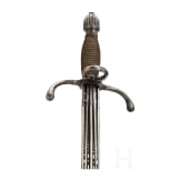 A German left hand dagger with pierced blade, circa 1600