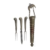 A German travelling set of cutlery, circa 1700