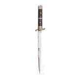 A silver-mounted flick knife, Ottoman(?), 2nd half of the 18th century