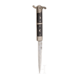 A silver-mounted flick knife, Ottoman(?), 2nd half of the 18th century