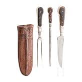 An Alpine carter's cutlery in Rococo style, um 1800