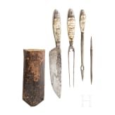 A Tyrolean carter's cutlery, Sterzing, circa 1800