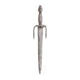 A German left-hand dagger with spring blade, historicism in the style of circa 1600, 19th century
