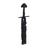 A German Carolingian or Ottonic sword fragment, 9th/10th century