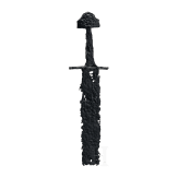 A German Carolingian or Ottonic sword fragment, 9th/10th century