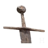 A knightly sword with disc-shaped pommel, ca. 1300