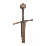 A German knightly hand-and-a-half sword, ca. 1350