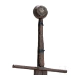 A fine German knightly sword with a Passau blade, 2nd half of the 14th century