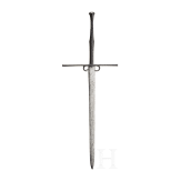 A southern German or Swiss two-handed combat sword with late Gothic blade, circa 1540/50