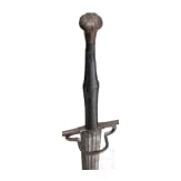 A southern German or Swiss two-handed combat sword with late Gothic blade, circa 1540/50
