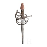 A German rapier, assembled from old parts, circa 1570 - 1600