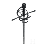 A significant German rapier with chiselled d&eacute;cor, circa 1610