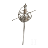 A Spanish swept hilt rapier, 17th century